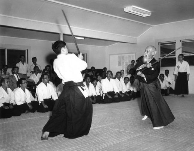 Nobuyoshi Tamura ve Morihei Ueshiba
